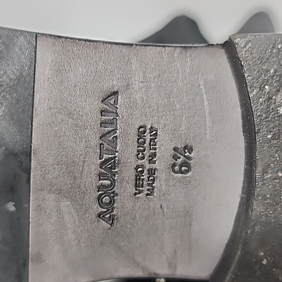 Aquatalia Gael Smocked Stretch Back Black Suede Knee High Riding Boots Size 6.5 - Picture 15 of 16